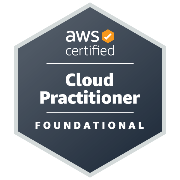 Badge AWS Cloud Practitioner Certification